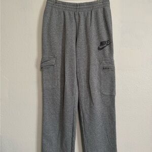 Nike Heather Gray Cargo Sweatpants